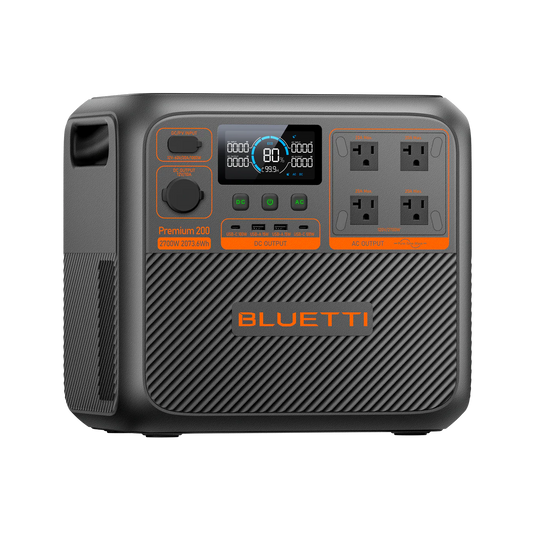 Bluetti power station on a white background
