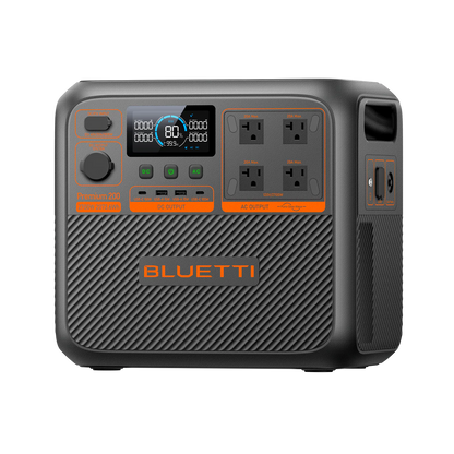 Bluetti power station on a white background
