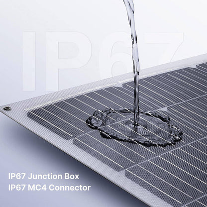 Flexible Solar Panel 100W / 200W with ETFE Lamination for RV, Boat, Truck & Off-Grid Power