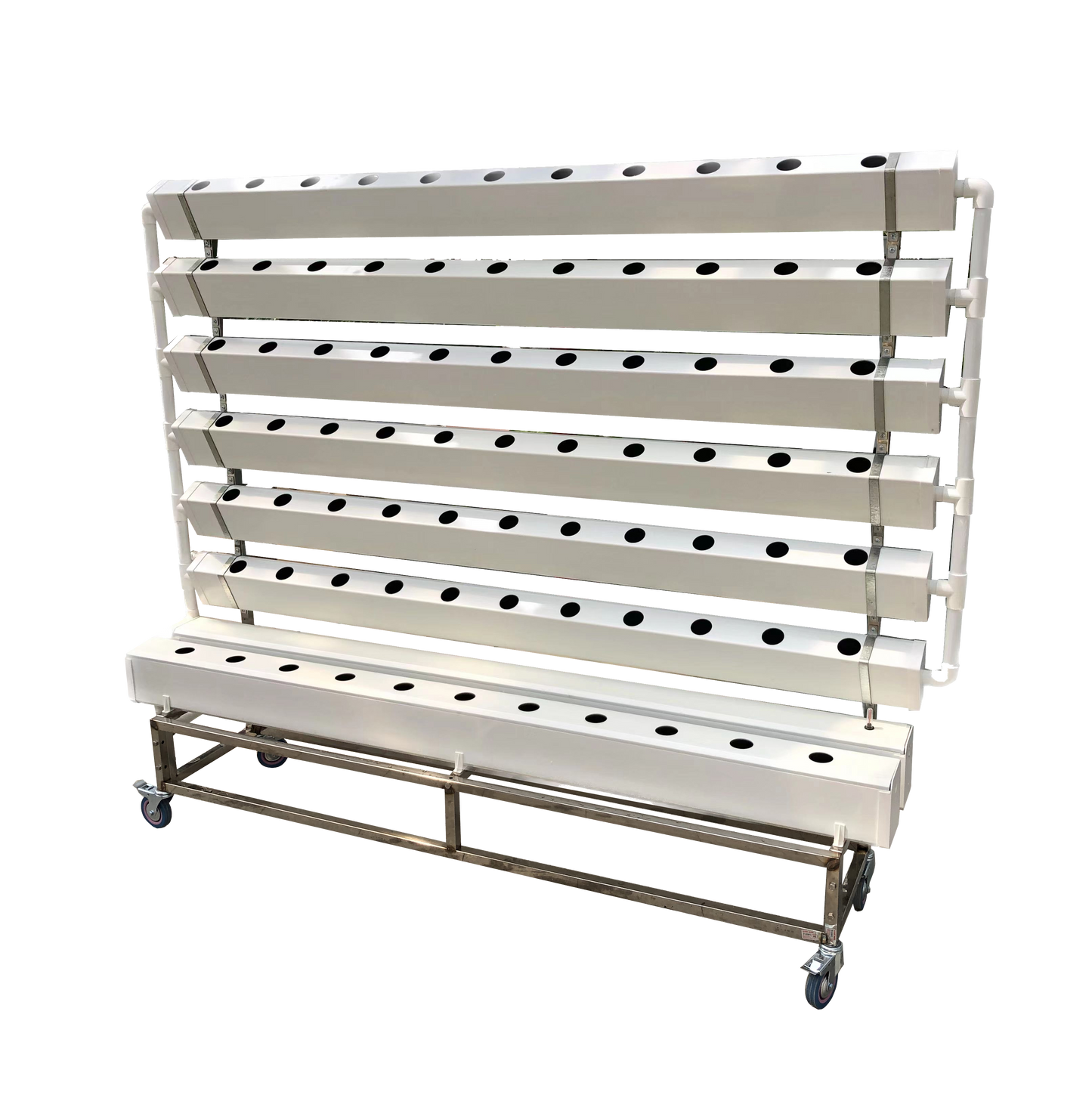 Vertical Aeroponics Greenhouse Hydroponic NFT Grow System for Vegetables, Fruits & Flowers